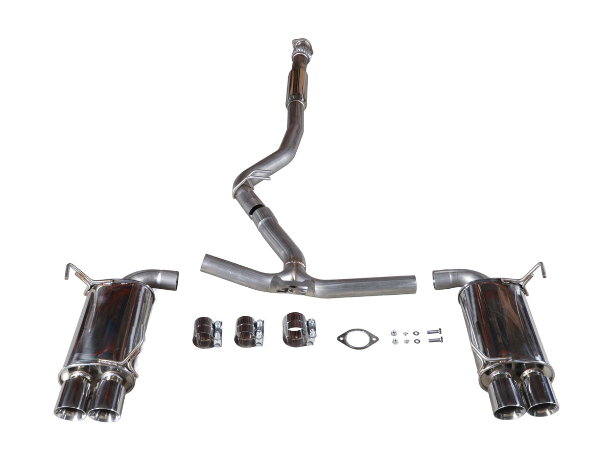 GrimmSpeed Gentlemans Exhaust V2 Resonated Catback - 2015-2021 Subaru WRX / STI