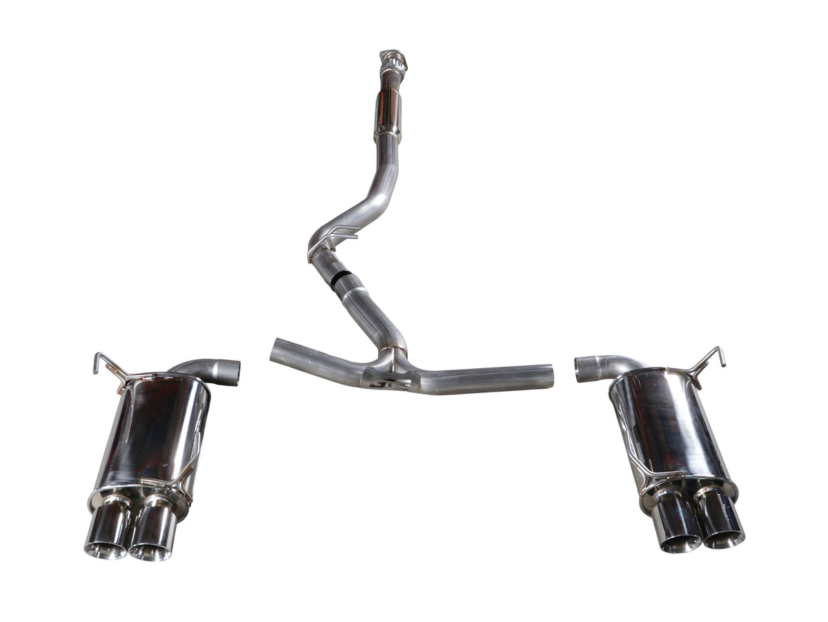 GrimmSpeed Gentlemans Exhaust V2 Resonated Catback - 2015-2021 Subaru WRX / STI