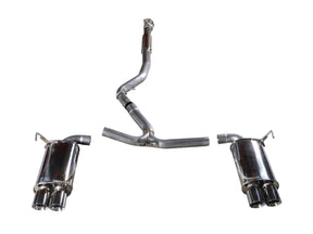 GrimmSpeed Gentlemans Exhaust V2 Resonated Catback - 2015-2021 Subaru WRX / STI