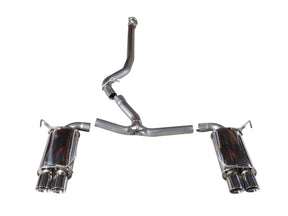 GrimmSpeed Gentlemans Exhaust V2 Non-Resonated Catback - 2015-2021 Subaru WRX / STI