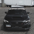 GrimmSpeed Windshield Banner 43in. (White) - 2002-2026 Subaru WRX / STI