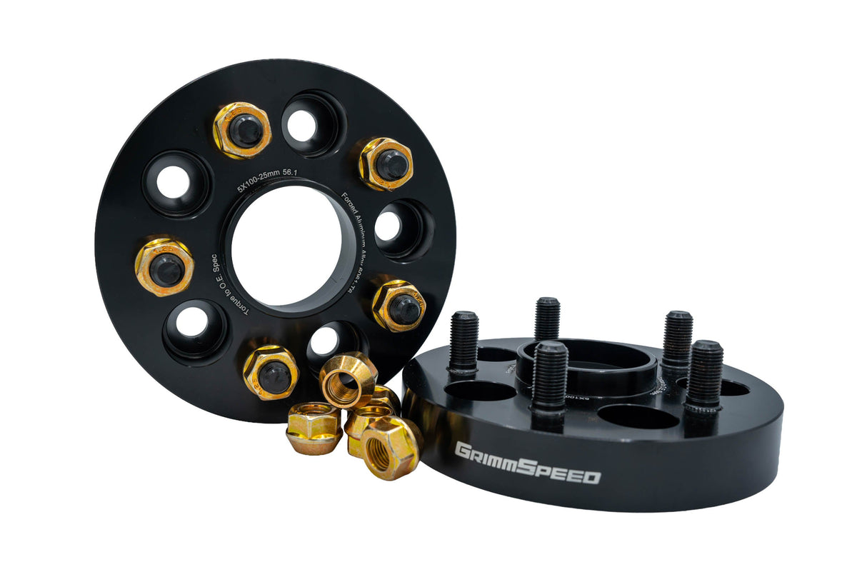 GrimmSpeed 5x100 25mm Wheel Spacer (Pair) - 2002-2014 Subaru WRX
