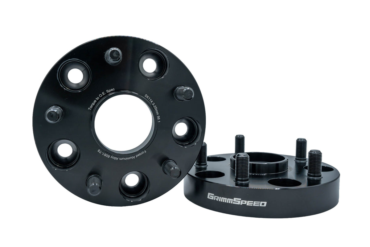 GrimmSpeed 5x114.3 15mm Wheel Spacer (Pair) - 2005-2021 Subaru STI / 2015-2026 WRX