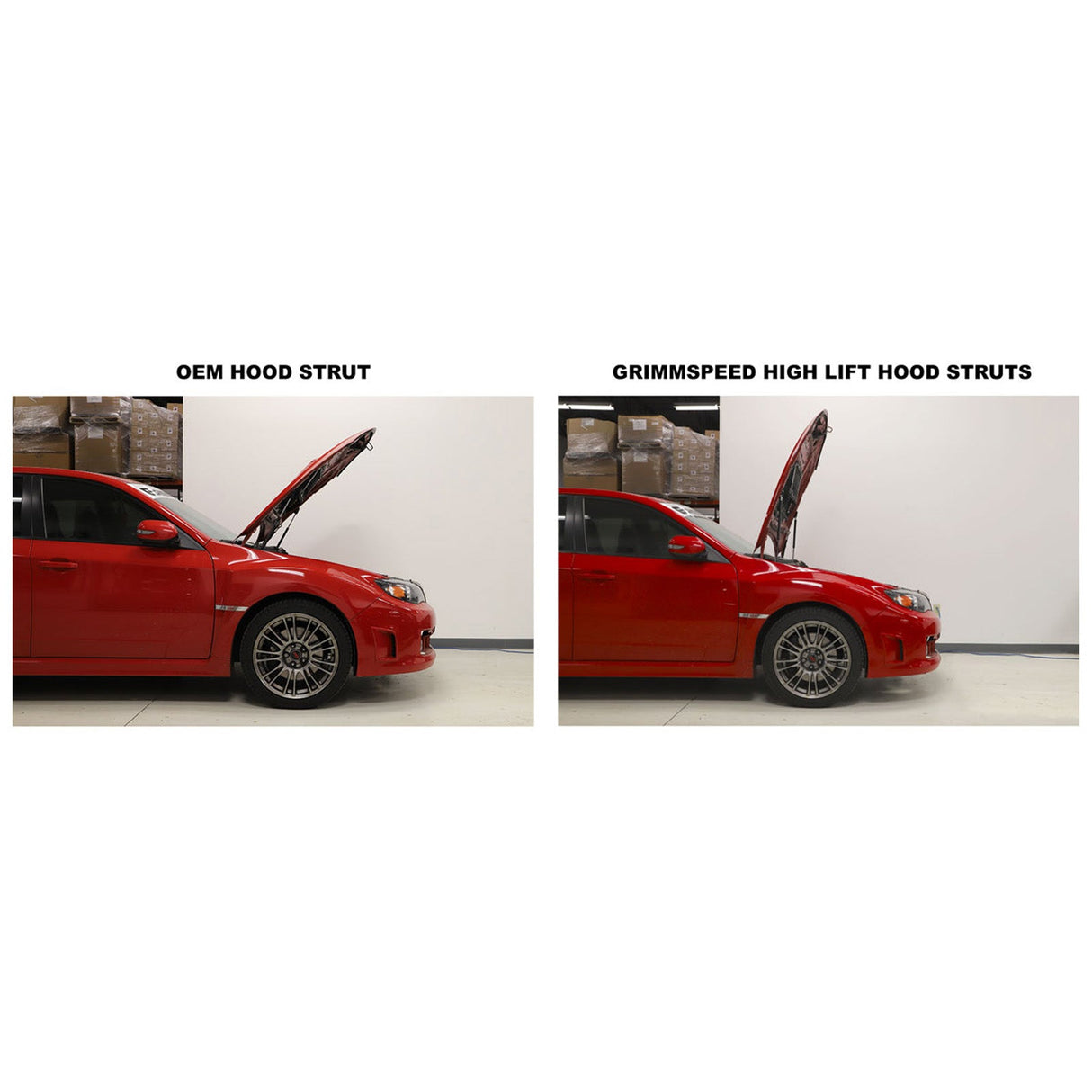 GrimmSpeed High-Lift Hood Struts - 2008-2014 Subaru WRX / STI - product image 2