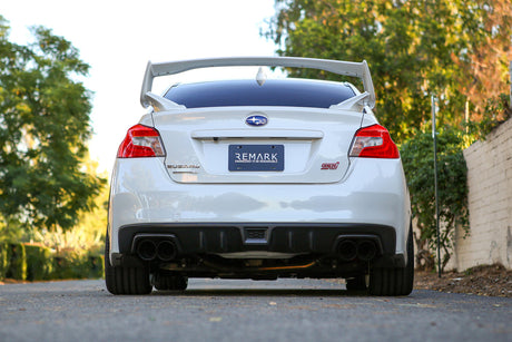 Remark Axle-Back Exhaust 4in Stealth Edition - 2015-2021 Subaru WRX / 2015-2021 STI