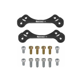 Kartboy Big Brake Adapters V2, 2 Pot, Rear - Subaru Impreza (98-07), WRX (02-05), Legacy (00-09), Forester (00-08)