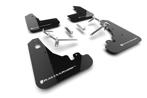 Rally Armor 2022-26 Subaru BRZ Black UR Mud Flap White Logo mud flap set