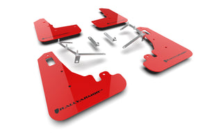 Rally Armor 2022-26 Subaru BRZ Red UR Mud Flap Black Logo mud flap set