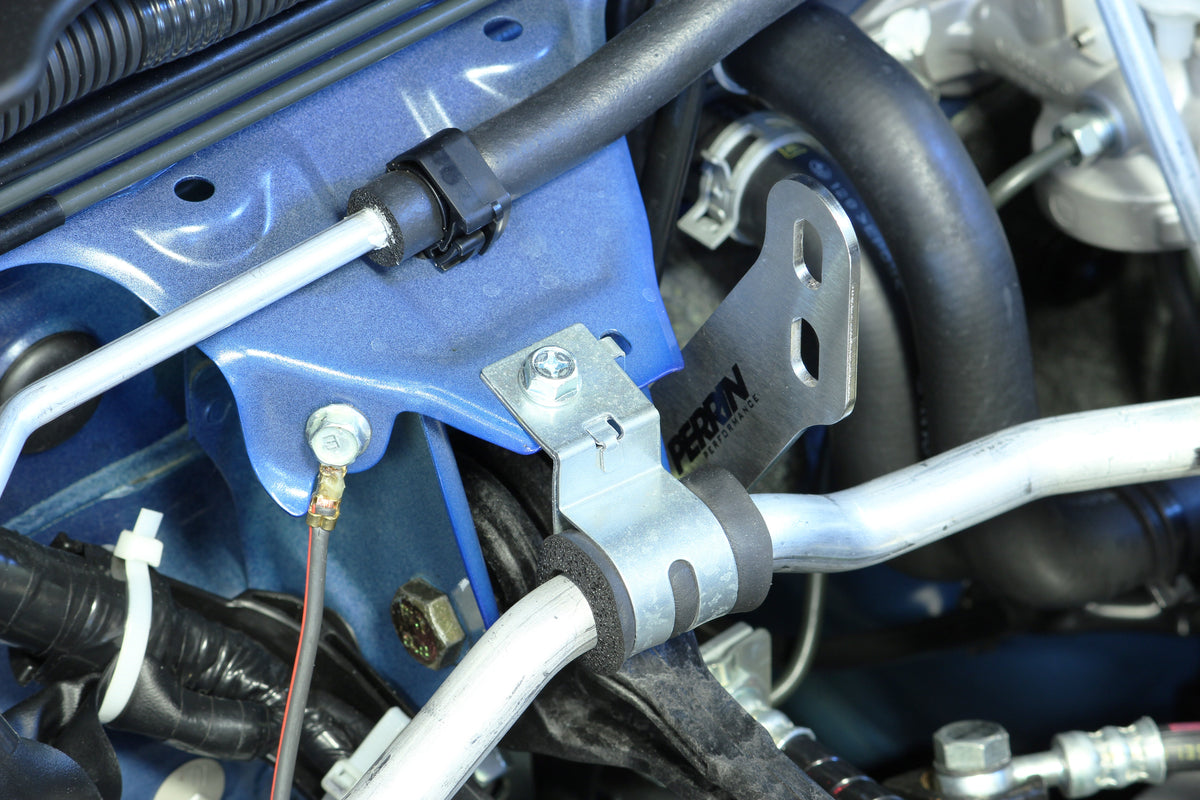 PERRIN Air Oil Separator Bracket for Front Mount Intercooler for 2002-2021 Subaru WRX