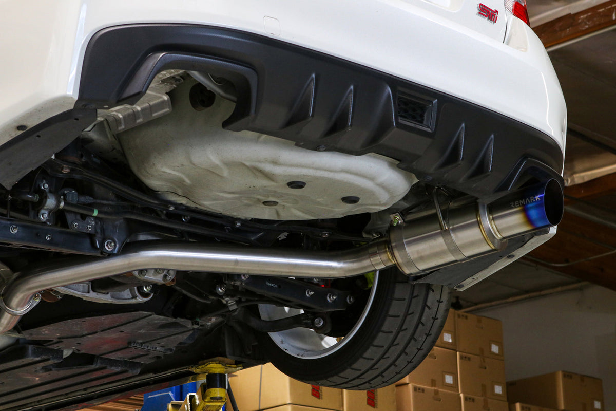 Remark R1-Spec Full Titanium Catback Exhaust (No Resonator) - 2015-2021 Subaru WRX / 2015-2021 STI