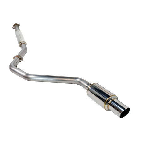 Remark R1-Spec Catback Exhaust Resonated Midpipe (Stainless Steel Finish) - 2022-2026 Subaru WRX