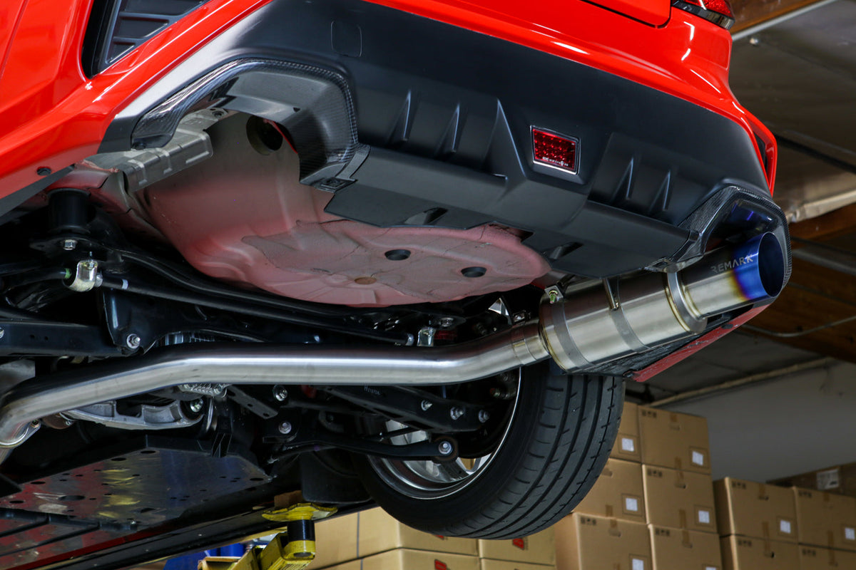 Remark R1-Spec Full Titanium Catback Exhaust (With Resonator) - 2022-2026 Subaru WRX