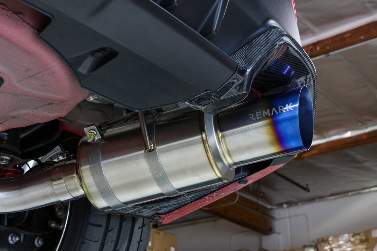 Remark R1-Spec Full Titanium Catback Exhaust (With Resonator) - 2022-2026 Subaru WRX