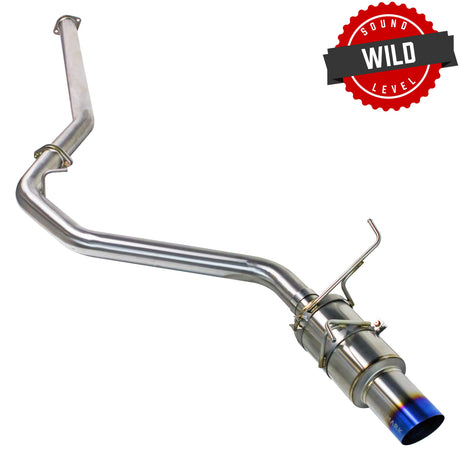 Remark R1-Spec Full Titanium Catback Exhaust (No Resonator) - 2022-2026 Subaru WRX