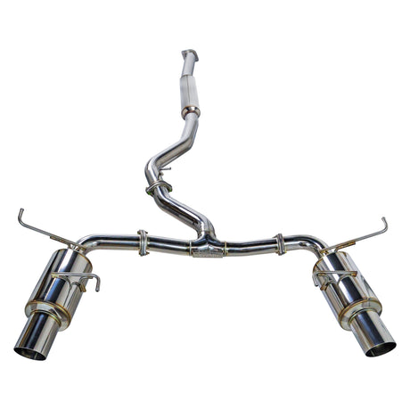 Remark R1-Spec Dual w/ Resonator Catback Exhaust - 2015-2021 Subaru WRX / 2015-2021 STI