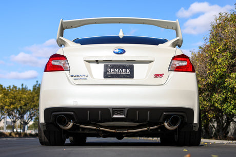 Remark R1-Spec Dual w/ Resonator Catback Exhaust - 2015-2021 Subaru WRX / 2015-2021 STI