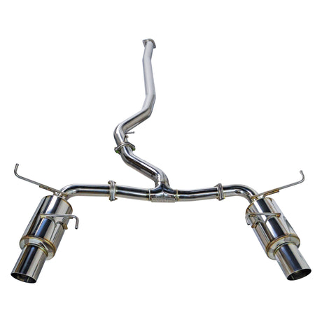 Remark R1-Spec Dual w/o Resonator Catback Exhaust - 2015-2021 Subaru WRX / 2015-2021 STI