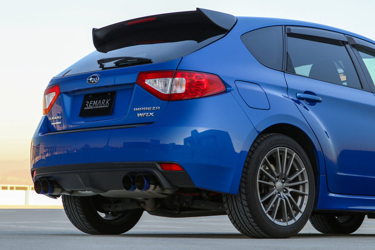 Remark Sports Touring Spec Catback Exhaust with Resonator Hatchback - 2008-2014 Subaru WRX / 2008-2014 STI