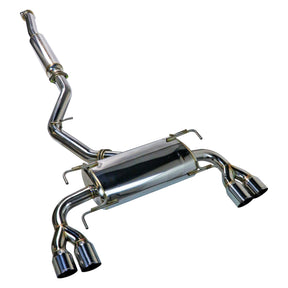 Remark Sports Touring Spec Catback Exhaust with Resonator Hatchback - 2008-2014 Subaru WRX / 2008-2014 STI