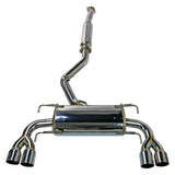 Remark Sports Touring Spec Catback Exhaust with Resonator Hatchback - 2008-2014 Subaru WRX / 2008-2014 STI