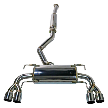 Remark Sports Touring Spec Catback Exhaust with Resonator Hatchback - 2008-2014 Subaru WRX / 2008-2014 STI