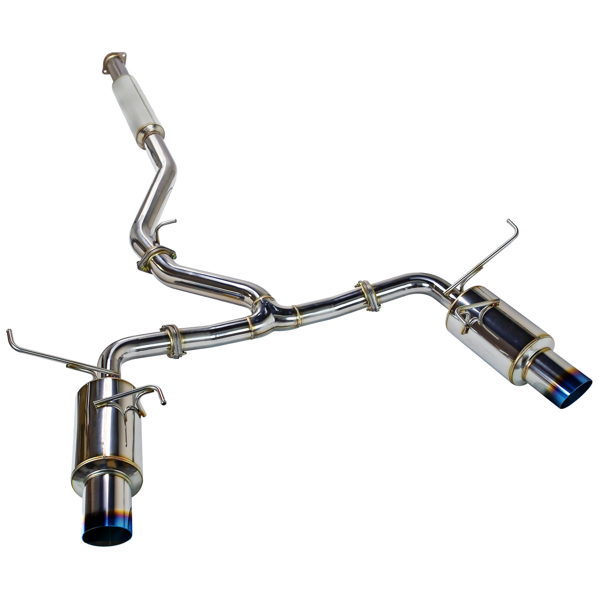 Remark R1-Spec Dual w/ Resonator Catback Exhaust - 2022-2026 Subaru WRX