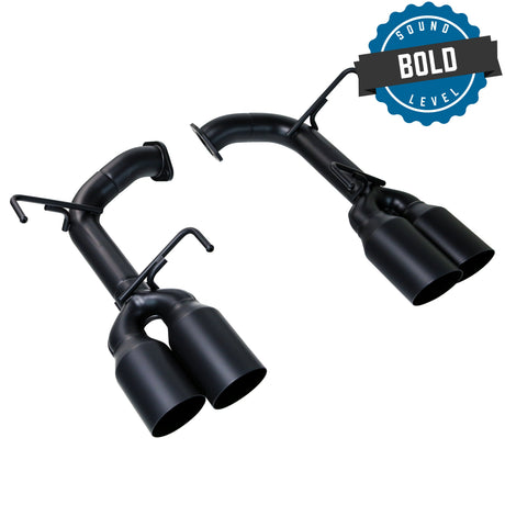 Remark Axle-Back Exhaust 4in Stealth Edition - 2015-2021 Subaru WRX / 2015-2021 STI
