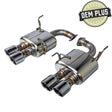 Remark Axle-Back Exhaust Muffler Version QUIET Spec Double Wall Muffler - 2022-2026 Subaru WRX