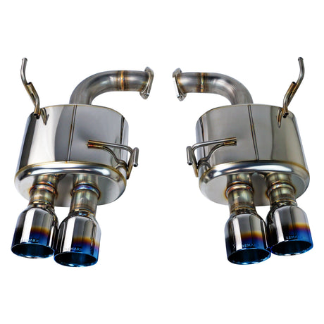Remark Axle-Back Exhaust Muffler Version QUIET Spec Double Wall Muffler - 2022-2026 Subaru WRX