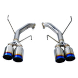 Remark Axle-Back Exhaust 4in Single Wall - 2022-2026 Subaru WRX