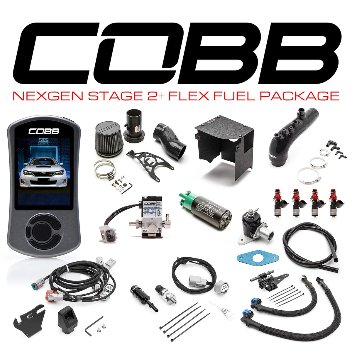 COBB NexGen Stage 2 + Flex Fuel Power Package - 2011-2014 Subaru WRX