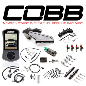 COBB NexGen Stage 2 + Flex Fuel Redline CF Power Package - 2015-2021 Subaru STI
