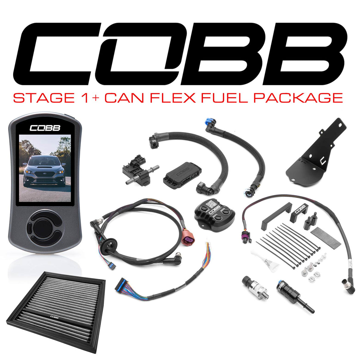 COBB Stage 1+ CAN Flex Fuel Power Package (MT Only) - 2022-2024 Subaru WRX