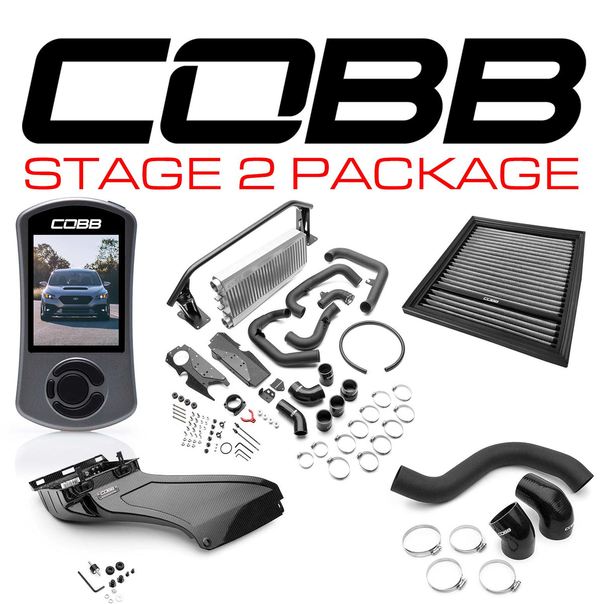 COBB Stage 2 Power Package w/ FMIC - 2022-2026 Subaru WRX