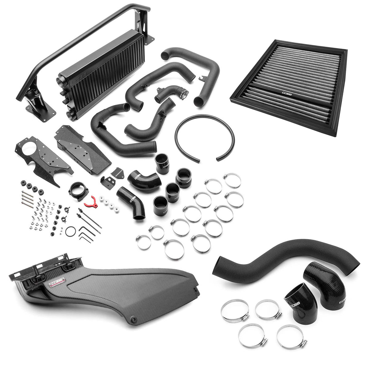COBB Front Mount Intercooler + Redline Intake Package (Matte Black) - 2022-2026 Subaru WRX