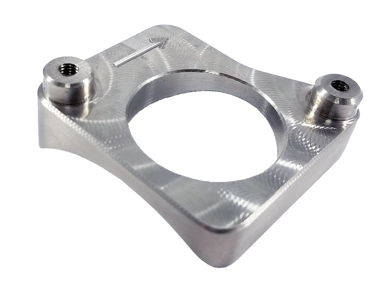 Torque Solution Stainless Steel Denso MAF Flange (Silver) - 2002-2007 Subaru WRX / STI