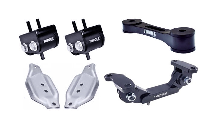 Torque Solution Engine Trans Pitch Mount Kit with Mount Plates - 2006-2015 Subaru WRX / 2006-2016 STI