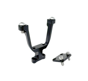 Torque Solution Coolant Expansion Tank Pedestal (Black) - 2002-2007 Subaru WRX / 2004-2021 STI