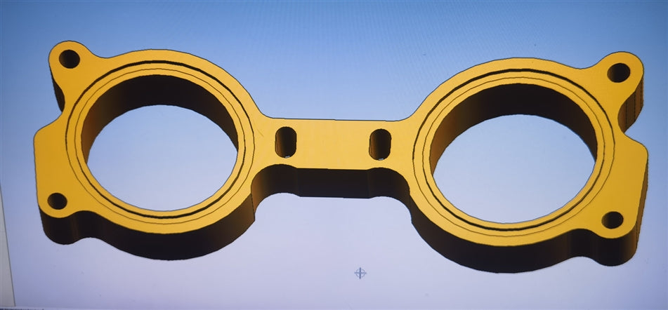 Torque Solution Intake Manifold Spacer - 2002-2014 Subaru WRX / 2004-2021 STI