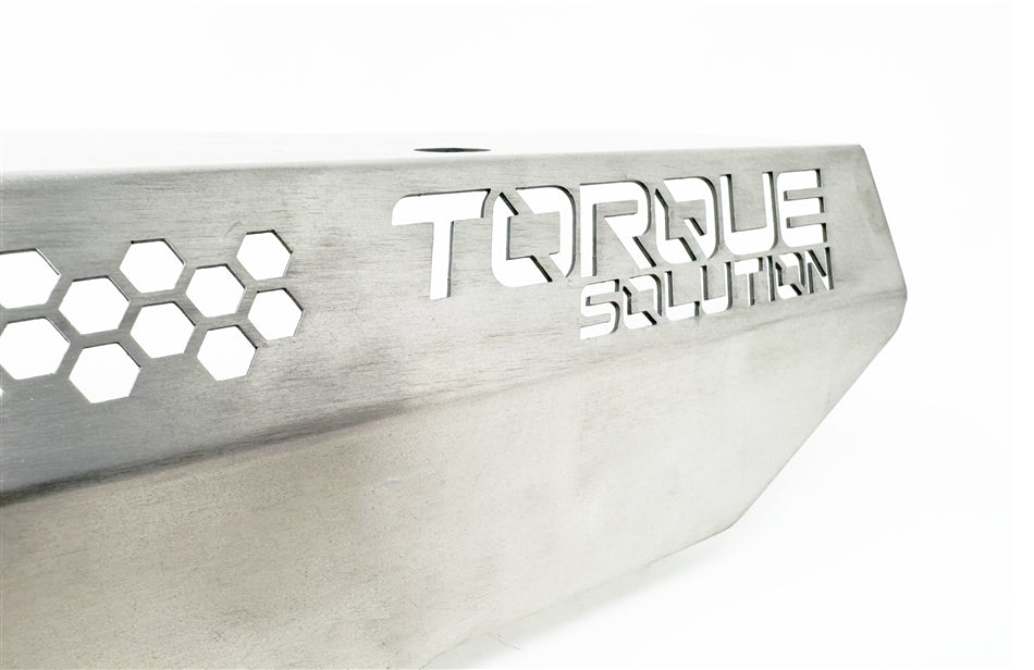 Torque Solution Titanium Engine Pulley Cover - 2002-2014 Subaru WRX
