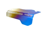 Torque Solution Titanium Engine Pulley Cover (Titanium Burnt Purple/Blue) - 2022-2026 Subaru WRX