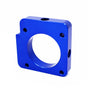 Torque Solution Throttle Body Spacer (Blue) - 2006-2014 Subaru WRX / 2004-2021 STI