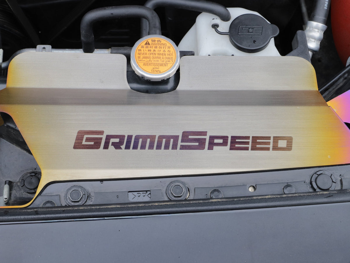 GrimmSpeed Titanium Radiator Shroud - 2015-2021 Subaru WRX / STI