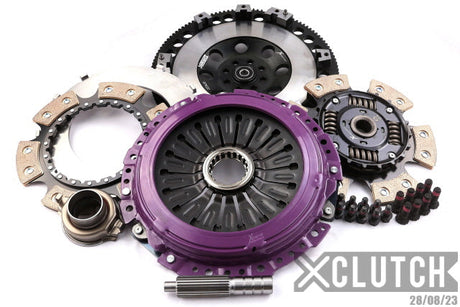 XCLUTCH Stage 5 Pull Type Sprung Ceramic Twin Disc Clutch Kit - 2015-2021 Subaru STI