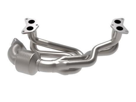aFe Twisted Steel 304 Stainless Steel Header w/ Cat 2.4L - 2013-2019 Subaru Outback
