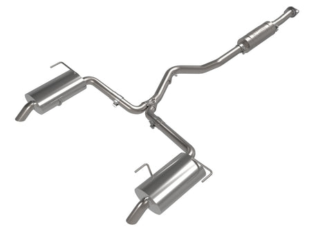aFe 2.4L Takeda 2-1 / 2 IN to 2-1 / 4 IN 304 Stainless Steel Cat-Back Exhaust - 2020-2023 Subaru Outback
