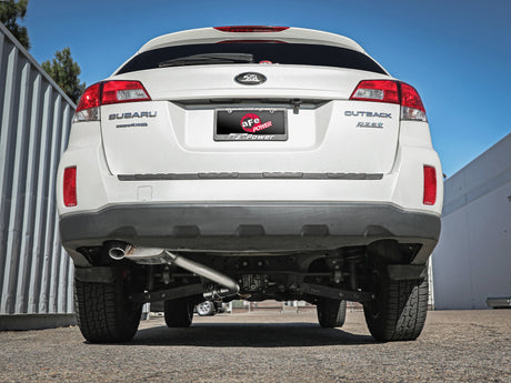 aFe Takeda 2.25 to 2.5in 304SS Cat-Back Exhaust 2.5L - 2010-2014 Subaru Outback