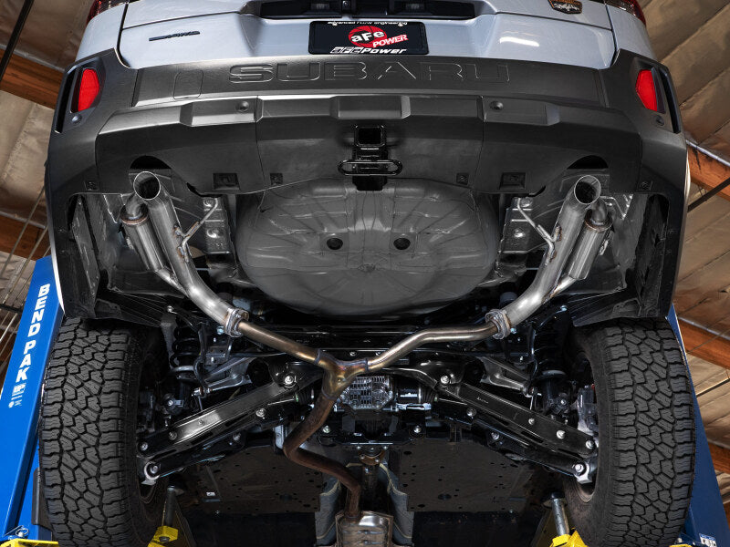aFe Takeda 2-1 / 2in 304 Stainless Steel Axle-Back Hi-Tuck Exhaust System 2.4L - 2020-2026 Subaru Outback