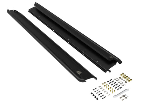 aFe H6 3.6L Terra Guard Trail Slider Step - Black - 2010-2014 Subaru Outback