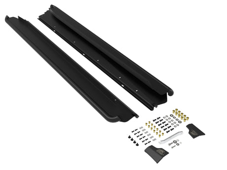 aFe H6 3.6L Terra Guard Trail Slider Steps - Black - 2015-2019 Subaru Outback